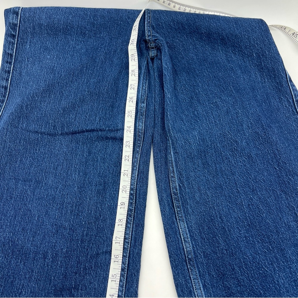 BDG Urban Outfitters A-Wide Skater Baggy Hi Rise Jeans Size 25 Dark Wash - Picture 8 of 12